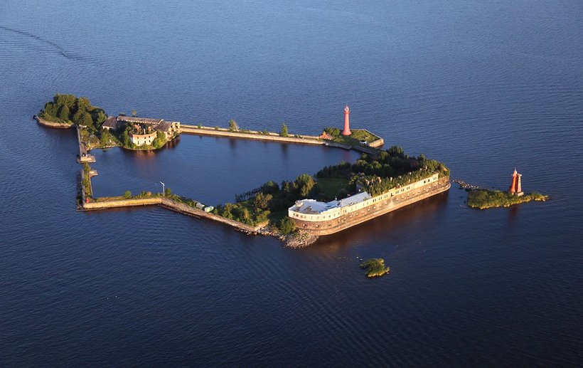 Кроншлот вид сверху