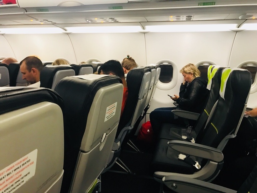 салон самолёта S7 Airlines